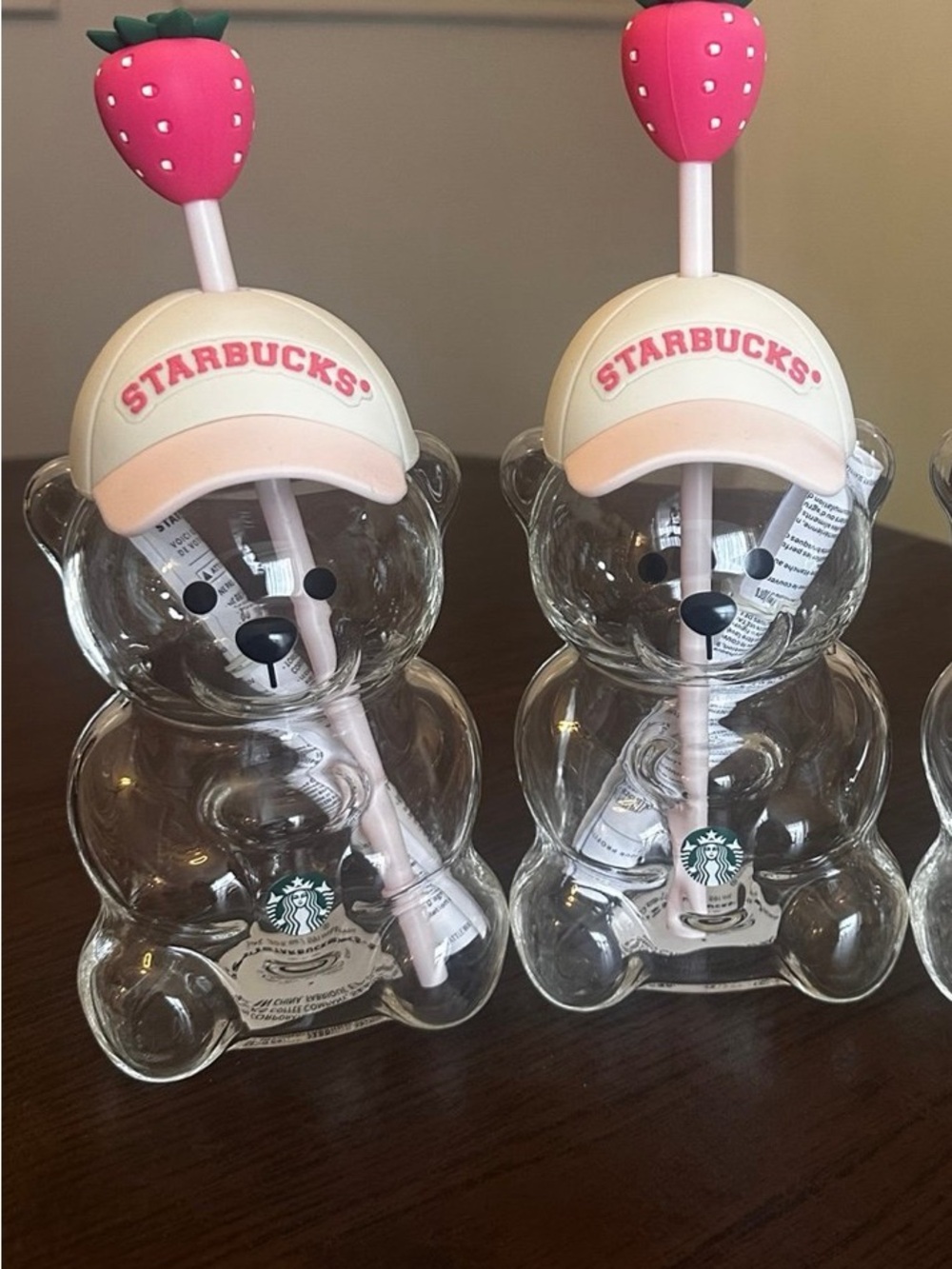 Starbucks limited edition 2026 bearista pink drink bear cup